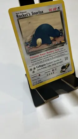 Pokemon Rocket's Snorlax Rare Unlimited Gym Heroes 33/132 NM - Image 5
