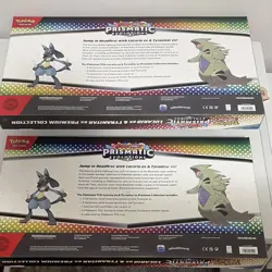 2 Pokemon Prismatic Evolutions Lucario ex & Tyranitar ex Premium Collection Box - Image 5