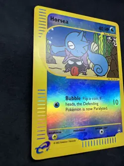 Horsea 084/147 Aquapolis 2002 Reverse Holo Pokemon TCG RARE - LP - Image 2