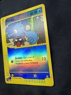 Horsea 084/147 Aquapolis 2002 Reverse Holo Pokemon TCG RARE - LP - Image 3