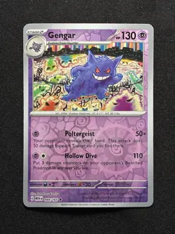 Pokemon TCG - Gengar 094/165 Reverse Holo - 151 - English - NM - Image 1