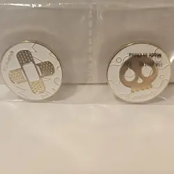 charizard Pokemon Embossed Metal Flip Coins Set of 6 for Pokemon TCG Gold White - Image 5