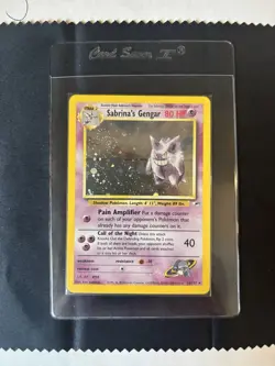 Sabrina's Gengar 14/132 Gym Heroes Holo Vintage Pokemon TCG LP/NM (SWIRL) - Image 1