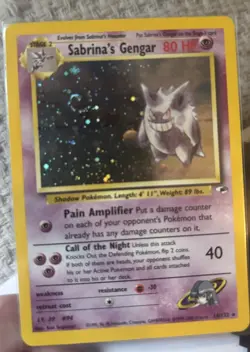 Sabrina's Gengar 14/132 Gym Heroes Holo Vintage Pokemon TCG LP/NM (SWIRL) - Image 4