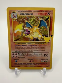 Pokemon TCG Charizard 4/102 Holo Rare Celebrations: Classic Collection NM/MT - Image 1