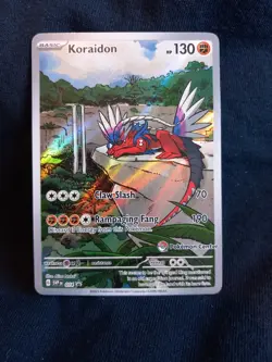 Koraidon SVP 014 Pokemon Center Stamp Promo - Image 1