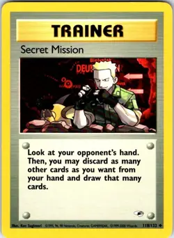 Pokemon | Gym Heroes | Secret Mission | 118/132 | Unlimited | LP - Image 1