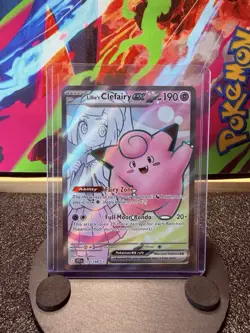 Pokemon Lillie's Clefairy EX 173/159 Sv09: Journey Together Ultra Rare Holo - Image 1