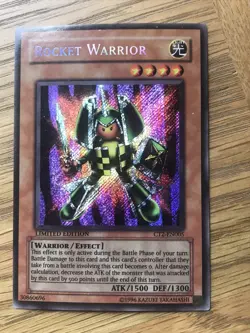 Yu-Gi-Oh! Rocket Warrior CT2-EN005, Secret Rare, Limited Edition, Very Good - Image 1