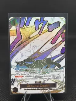 Ground Death (Alternate Art) OP14-096 The Azure Sea's Seven Foil One Piece - Image 1