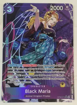 Black Maria OP08-074 - SR Alt Art- One Piece TCG Card Game - English Two Legends - Image 1