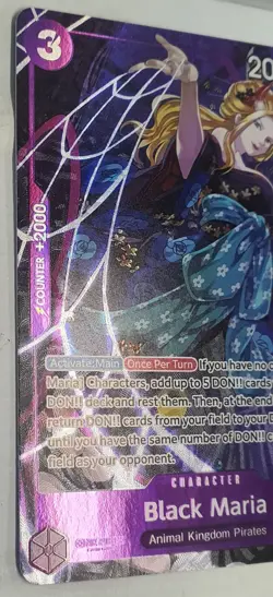 Black Maria OP08-074 - SR Alt Art- One Piece TCG Card Game - English Two Legends - Image 2