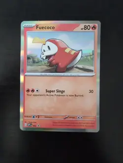 2023 Pokemon Fuecoco 002 Sv: Scarlet & Violet Promo Cards Holo - Image 1
