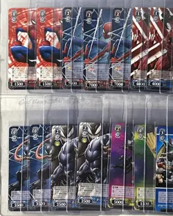 Marvel Weiss Schwarz Japanese Lot Of 53 Cards 1 SR - Image 3