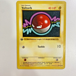 Voltorb 1st Edition Shadowless 67/102 Base Set Regular MP - Pokemon Card - Image 1