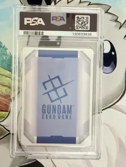 Gundam Card Game GD01-024 LR+ Wing Gundam Zero Alt Art PSA 9 - Image 3
