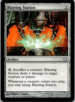 MTG Magic The Gathering Blasting Station Fifth Dawn Played See Scan D - Image 1