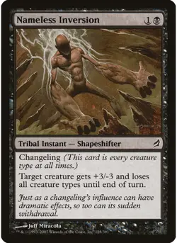 Nameless Inversion 128 MTG NM - Lorwyn - Image 1