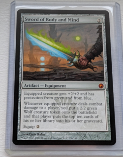 Sword of Body and Mind Scars of Mirrodin LP MTG - Image 1