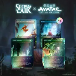 MTG Secret Lair FOIL Avatar: The Last Airbender A lot to Learn - Image 1