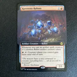 Ravenous Robots R 0271 EXTENDED ART FOIL TMNT Teenage Mutant Ninja Turtles MTG - Image 1