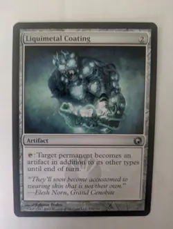 Liquimetal Coating (171) – Scars of Mirrodin – LP – Magic the Gathering MTG - Image 1