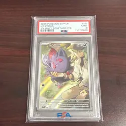 2025 POKEMON JOURNEY TOGETHER POKEMON CENTER ETB PROMO #189 N'S ZORUA PSA 9 - Image 1