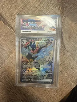 Pokemon TCG Greninja Ex SVP 132 Shrouded Fable Promo ACE 10 Gem Mint - Image 1
