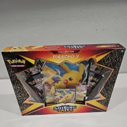 Pokemon TCG Pikachu V Promo Box Collection Shining Fates New Factory Sealed - Image 2