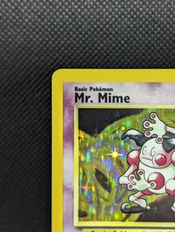Pokemon Card - Mr. Mime Jungle 6/64 Holo Rare No Symbol Error Misprint - Image 2