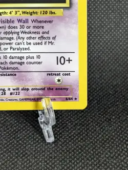 Pokemon Card - Mr. Mime Jungle 6/64 Holo Rare No Symbol Error Misprint - Image 5