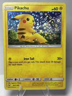 Pokemon TCG Pikachu 028/073 General Mills Promo Holo Rare - Image 1