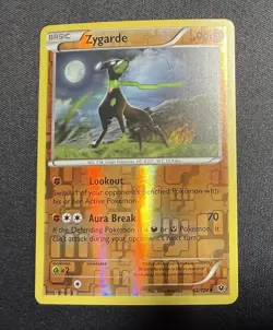 Pokemon TCG Zygarde 52/124 - XY Fates Collide - Reverse Holo - Excellent - Image 1