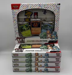 Pokemon TCG Scarlet And Violet 151 Poster Collection Box SEALED NEW 820650853166 - Image 1
