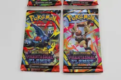 POKEMON MEGA EVOLUTION PHANTASMAL FLAMES 4 BOOSTER PACKS SEALED - Image 2