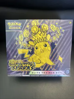 Pokemon TCG: Surging Sparks Factory Sealed Elite Trainer Box - Image 1