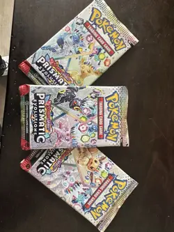 Pokemon TCG Prismatic Evolutions SEALED Booster Packs - Image 1
