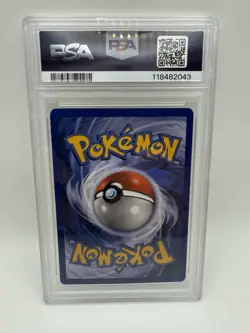 Pokemon Pikachu TCG Base Set 1st Edition Common Card 58/102 FRENCH PSA 4 - Image 2