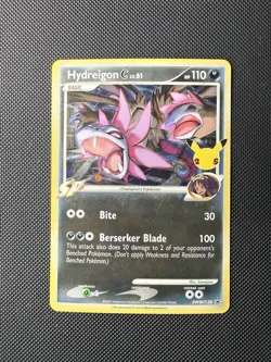 Pokemon Hydreigon C Lv.61 SWSH138 Promo Holo 25th Anniversary Celebrations - Image 1