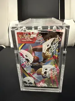 Pokemon Mega Evolution Phantasmal Flames Booster Box with Acrylic Case - Image 2