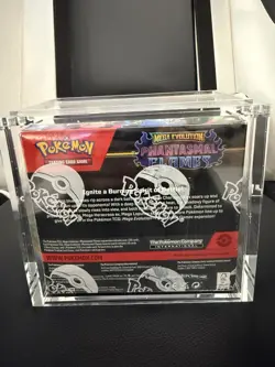 Pokemon Mega Evolution Phantasmal Flames Booster Box with Acrylic Case - Image 3