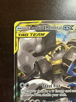 Lucario & Melmetal GX SM192 Pokemon TCG Tag Team Promo WARPING - Image 2