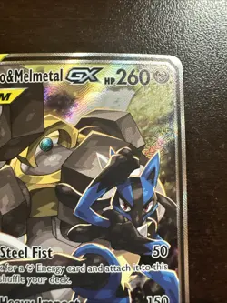 Lucario & Melmetal GX SM192 Pokemon TCG Tag Team Promo WARPING - Image 3