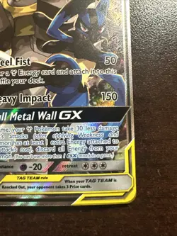 Lucario & Melmetal GX SM192 Pokemon TCG Tag Team Promo WARPING - Image 4