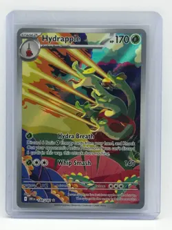 Pokemon TCG Hydrapple Illustration Rare Full Art Holo 188/182 Destined Rivals - Image 1