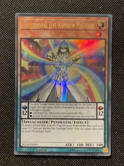 BLRR-EN005 1st Edition Performapal Five-Rainbow Magician (Ultra Rare) - Image 1