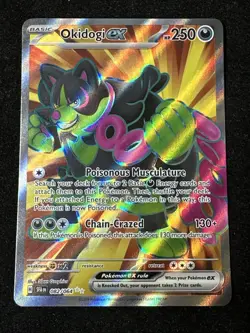Okidogi ex 082/064 - Shrouded Fable Ultra Rare Holo Pokemon TCG NM - Image 1