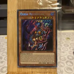 Yu-Gi-Oh! TCG Curse Necrofear LDS3-EN009 Secret Rare Sealed Promo Limited ✨ - Image 1