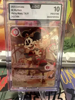 DISNEY LORCANA DE 9-FABLED ICONIC MICKEY MOUSE BRAVE LITTLE PRINCE AOG PRISTINE - Image 1