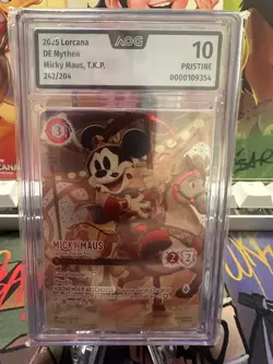 DISNEY LORCANA DE 9-FABLED ICONIC MICKEY MOUSE BRAVE LITTLE PRINCE AOG PRISTINE - Image 2